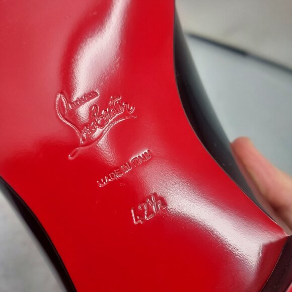 Christian Louboutin Greg on MENS Flat Patent Leather Shoe main image 5